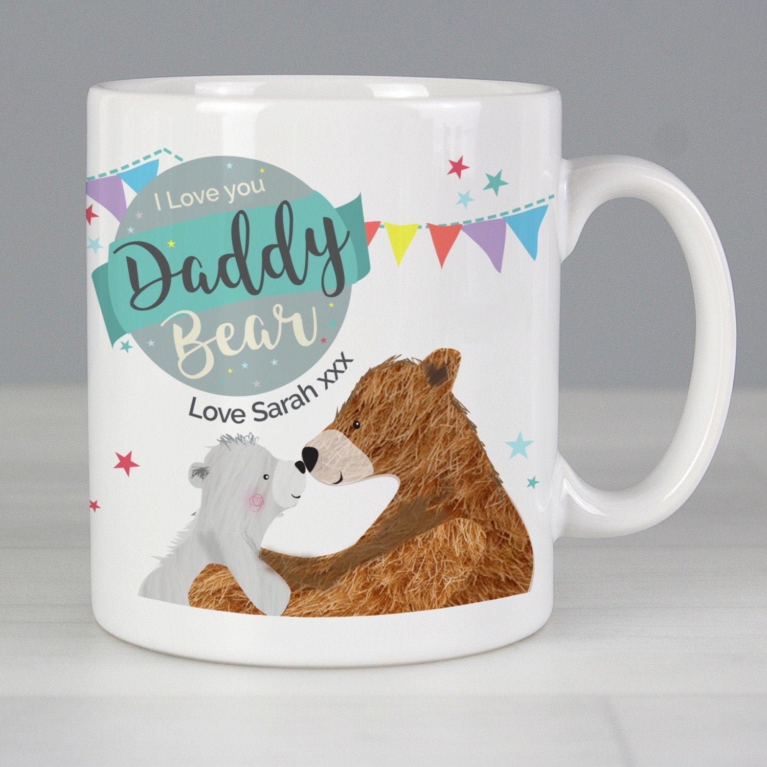 Personalised Daddy Bear Mug: 3 - Mugs By Gift Moments