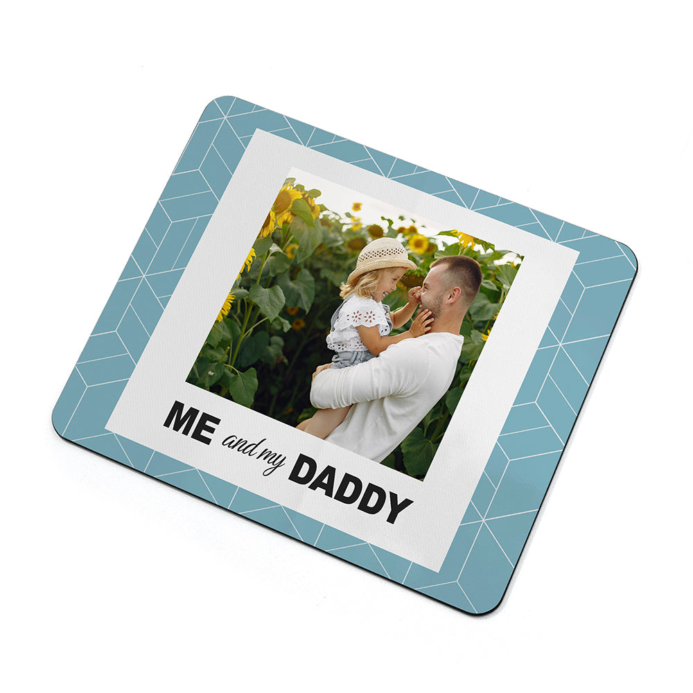 Personalised Me & Daddy Photo Placemat: 2 - Placemats By Gift Moments