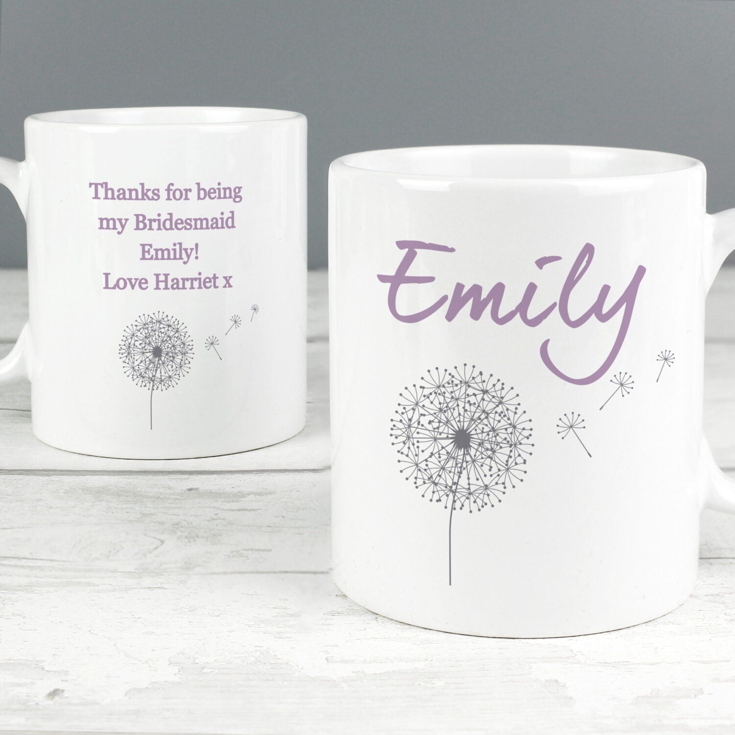 Personalised Dandelion Mug - Shop Mugs At Gift Moments - 1