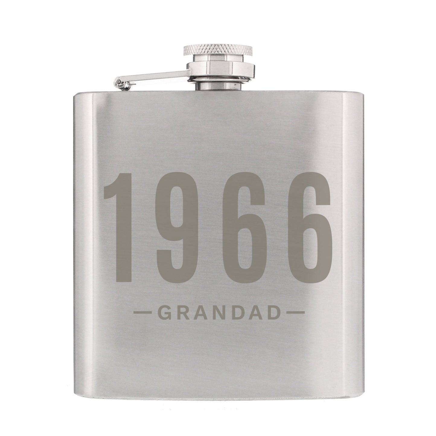 Personalised Date & Name Hip Flask: 5 - Hip Flasks By Gift Moments