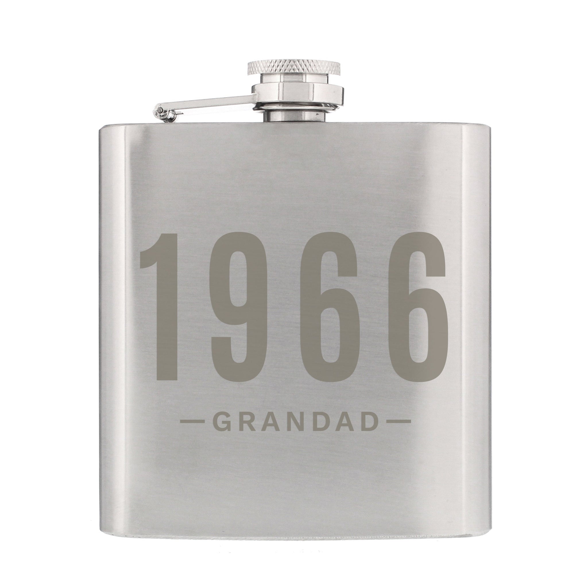 Personalised Date & Name Hip Flask: 5 - Hip Flasks By Gift Moments
