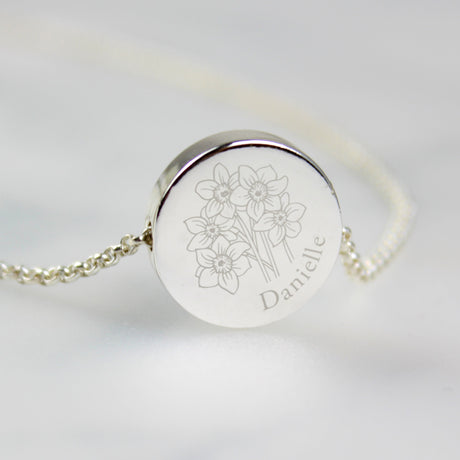 Personalised December Birth Flower Necklace and Box: 6 - Necklaces By Gift Moments