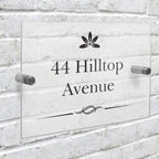 Personalised Decorative Swirl Acrylic House Sign - Shop Signs & Plaques At Gift Moments - 1