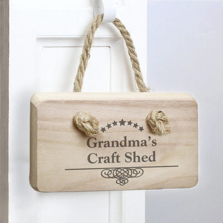 Personalised Decorative Swirl Wooden Sign: 1 - Signs & Plaques By Gift Moments