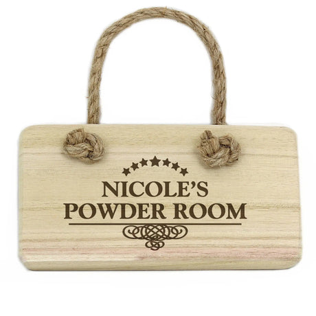 Personalised Decorative Swirl Wooden Sign: 4 - Signs & Plaques By Gift Moments