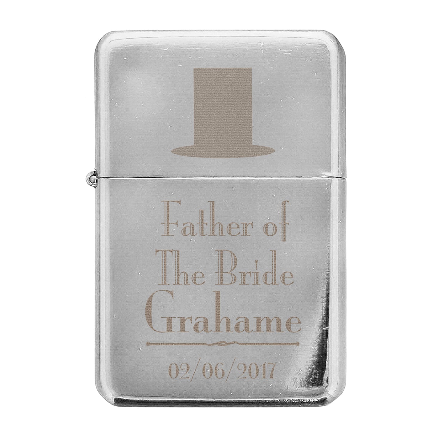 Personalised Decorative Wedding Father of the Bride Lighter: 2 - Smoking Accessories By Gift Moments