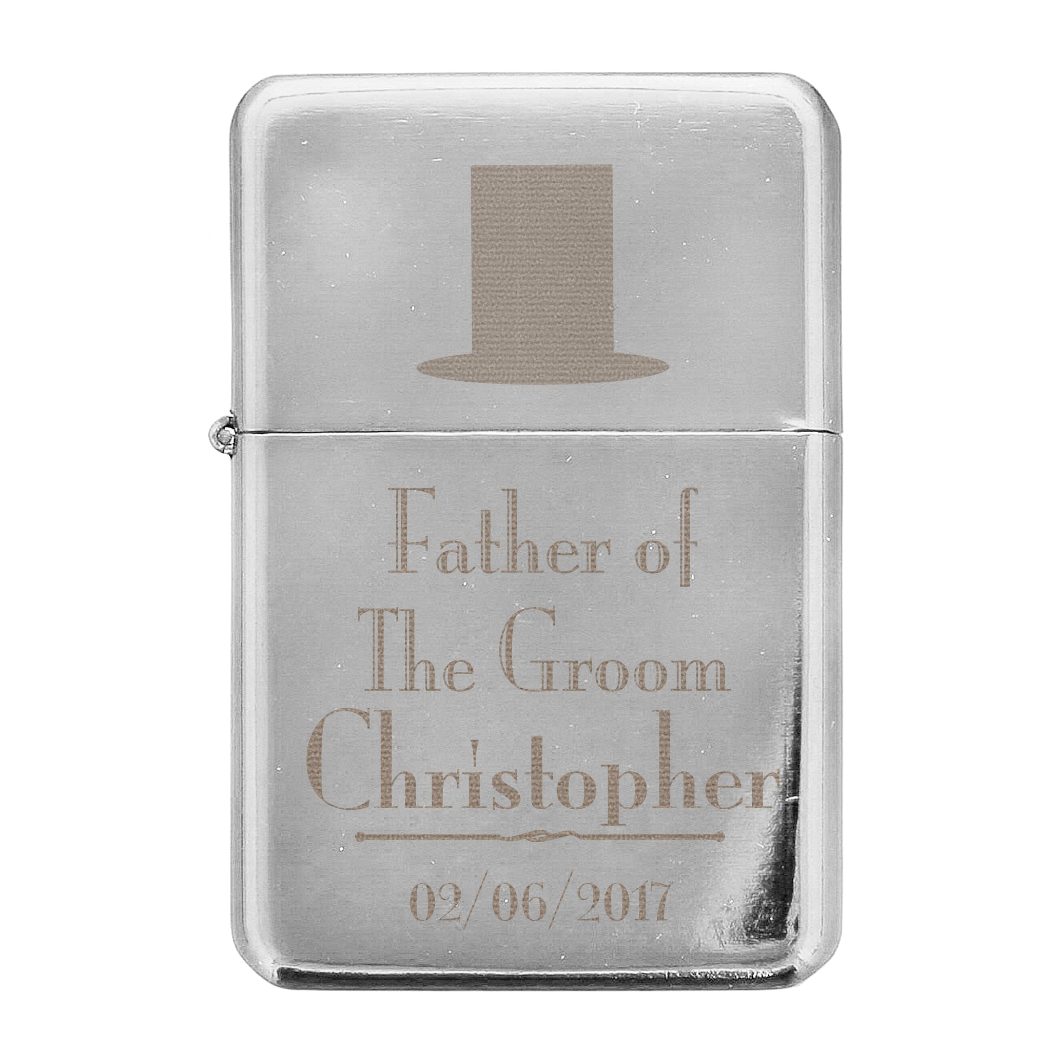 Personalised Decorative Wedding Father of the Groom Lighter: 2 - Smoking Accessories By Gift Moments
