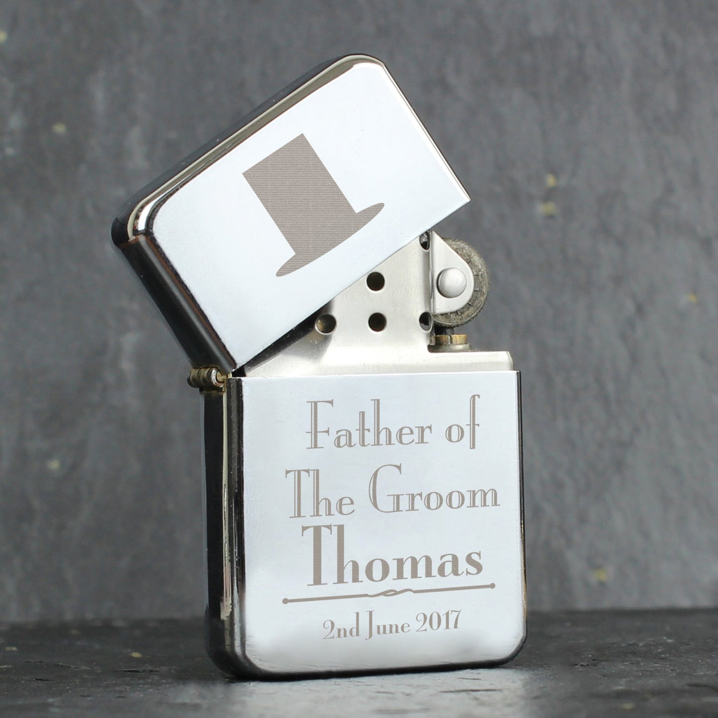 Personalised Decorative Wedding Father of the Groom Lighter: 1 - Smoking Accessories By Gift Moments