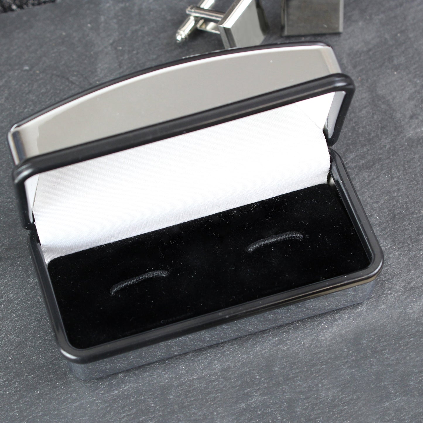 Personalised Decorative Wedding Groom Cufflink Box: 2 - Cufflink Boxes By Gift Moments