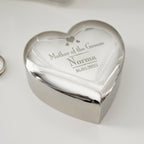 Personalised Decorative Wedding Mother of the Groom Heart Trinket Box - Shop Trinket Boxes At Gift Moments - 3