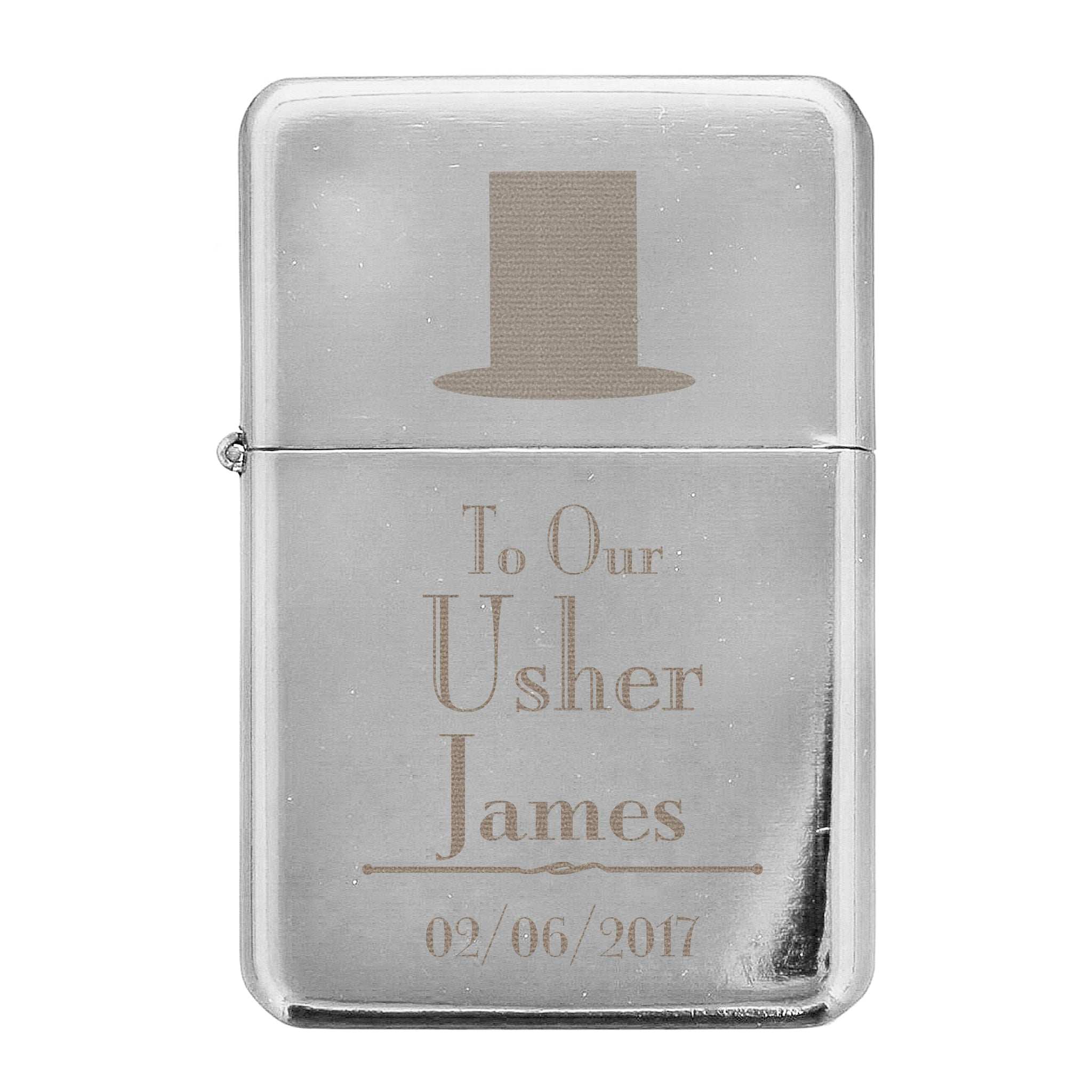 Personalised Decorative Wedding Usher Lighter: 2 - Smoking Accessories By Gift Moments