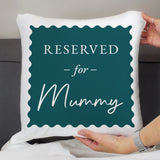 Personalised Deep Teal Reserved For Cushion: 2 - Cushions By Gift Moments