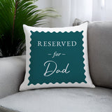Personalised Deep Teal Reserved For Cushion: 3 - Cushions By Gift Moments