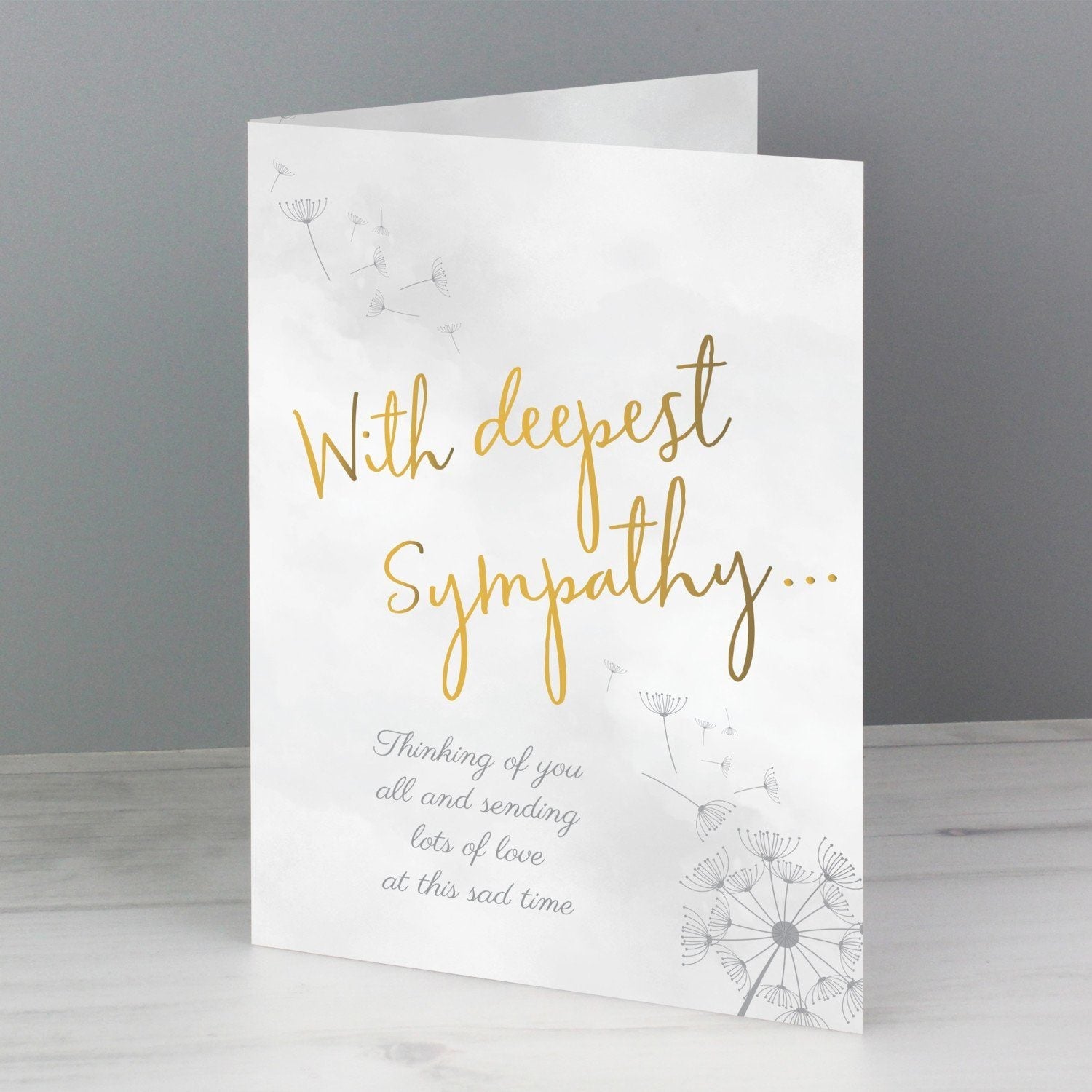 Personalised Deepest Sympathy Card: 2 - Greeting Cards By Gift Moments