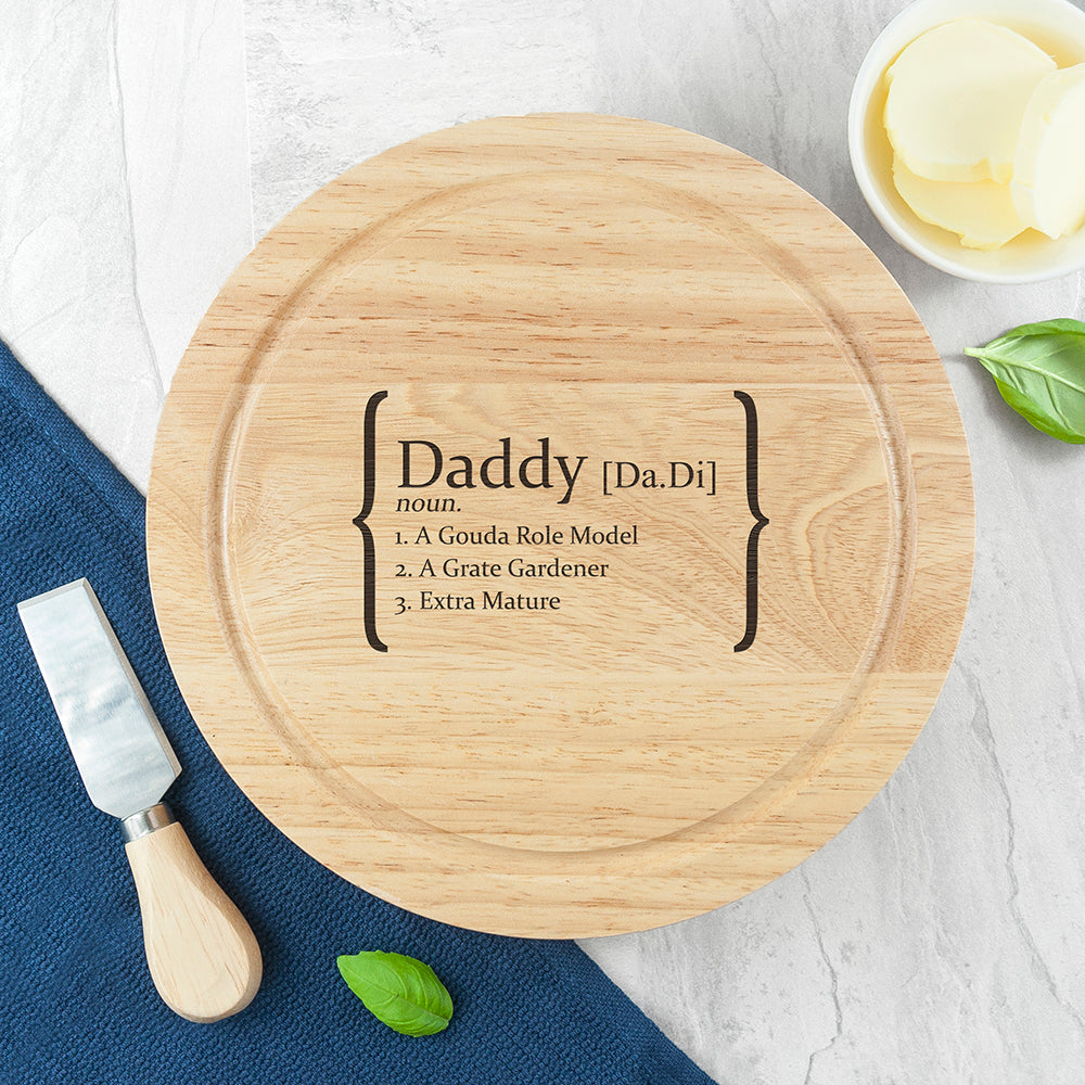 Personalised Your Definition Cheese Board Set: 2 - Cheese Boards By Gift Moments