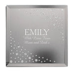 Personalised Diamante Name & Message Glass Trinket Box - Shop Trinket Boxes At Gift Moments - 6