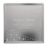 Personalised Diamante Name & Message Glass Trinket Box: 5 - Trinket Boxes By Gift Moments
