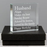 Personalised Dictionary Definition Crystal Token: 1 - Crystal Tokens By Gift Moments