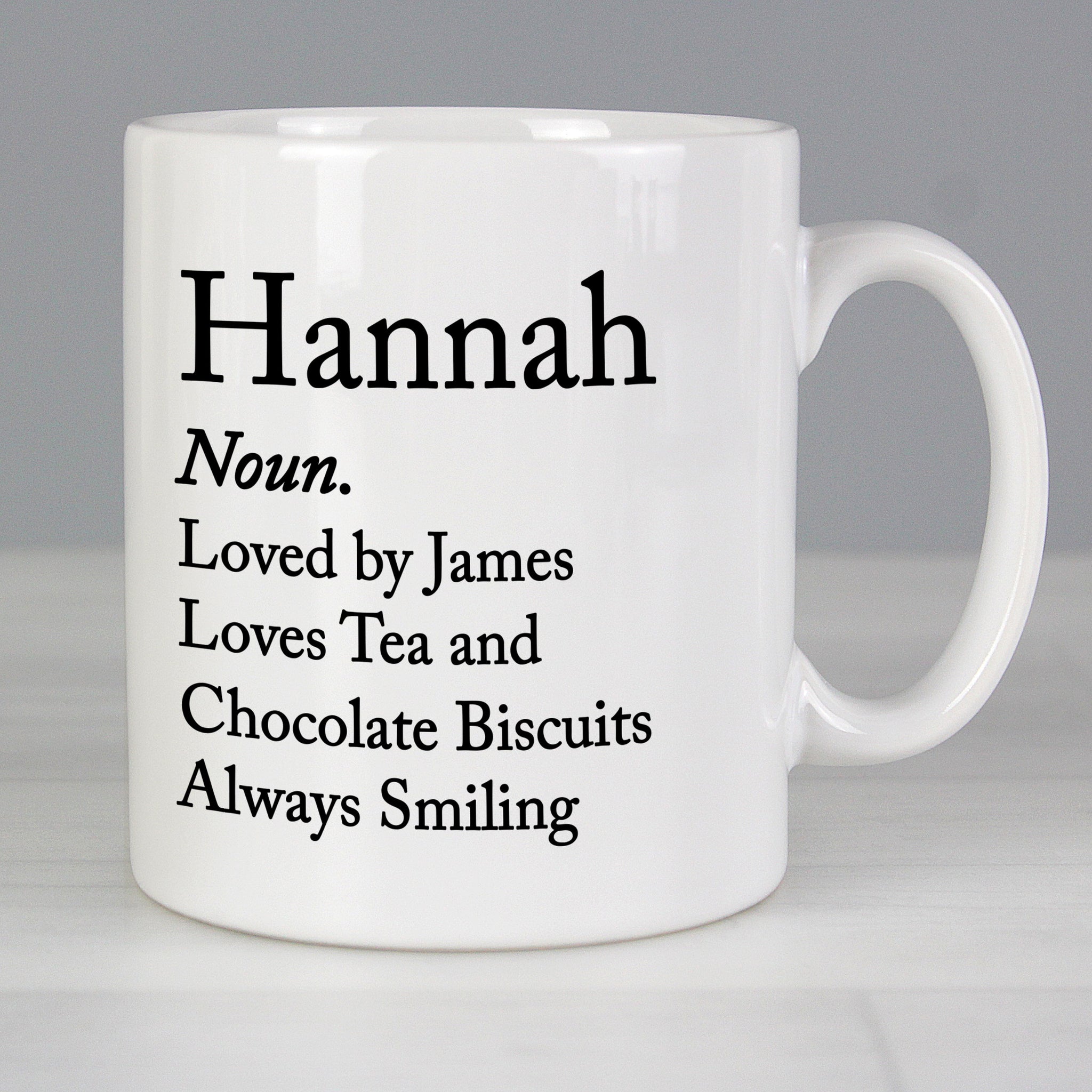 Personalised Dictionary Definition Mug: 4 - Mugs By Gift Moments