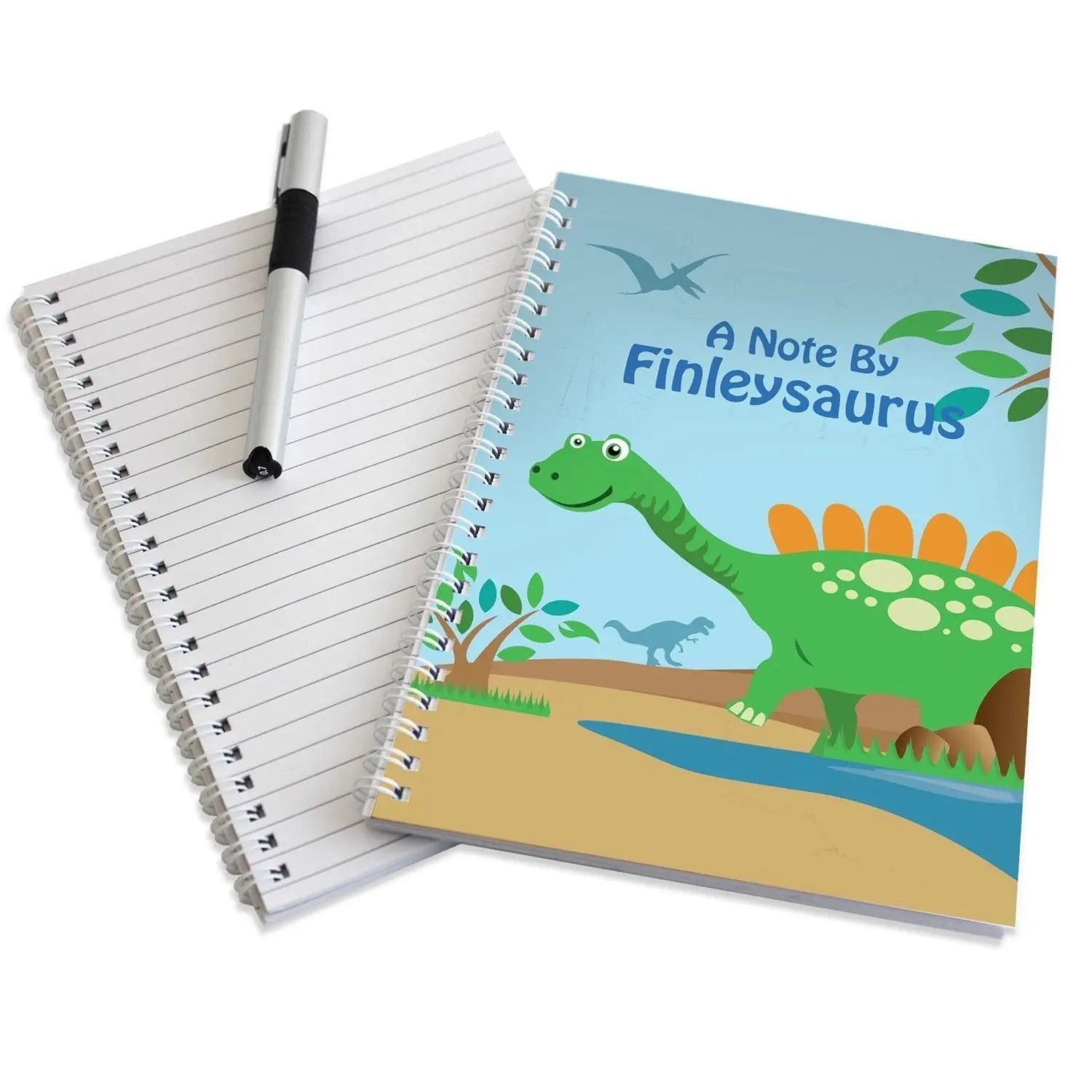Personalised Dinosaur A5 Notebook - Shop Notebooks At Gift Moments - 2