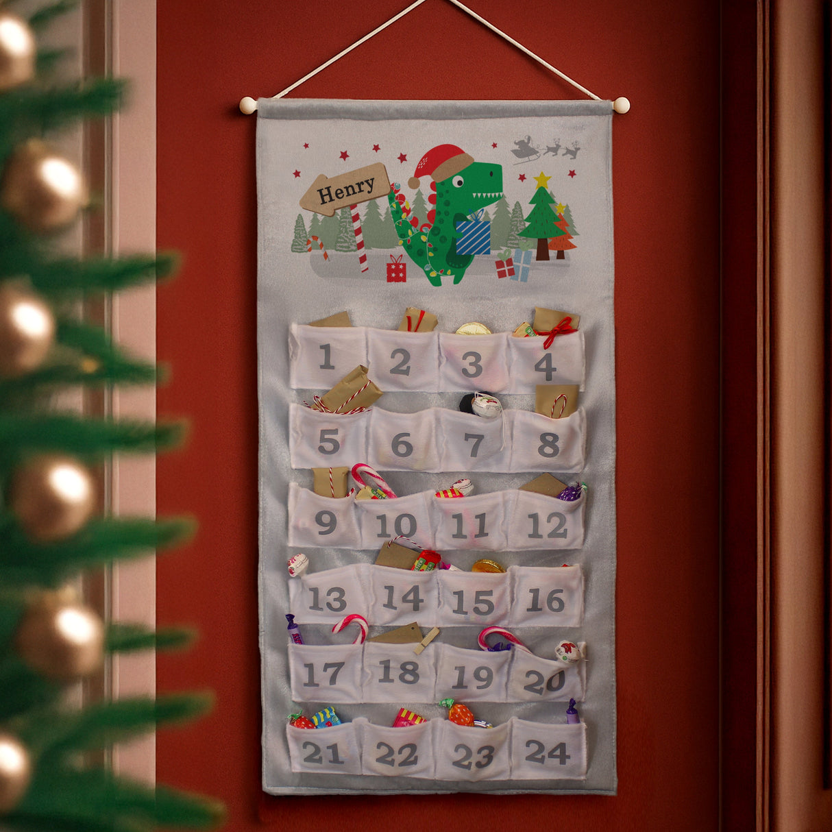 Personalised Dinosaur Advent Calendar - Shop Advent Calendars At Gift Moments - 1