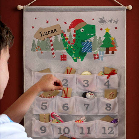 Personalised Dinosaur Advent Calendar: 2 - Advent Calendars By Gift Moments
