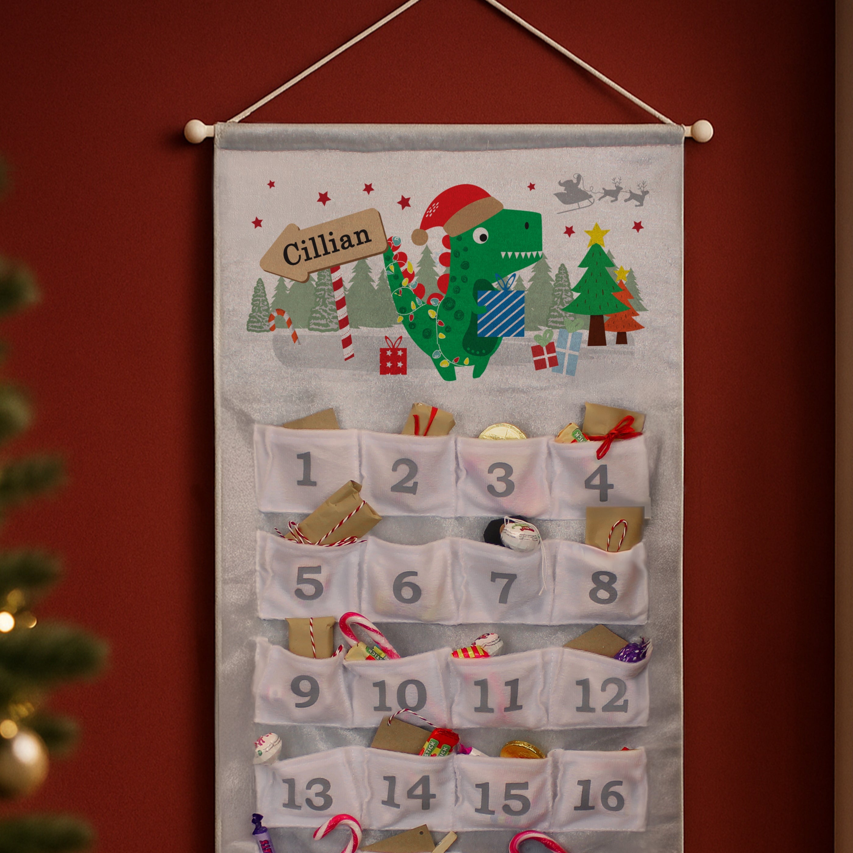 Personalised Dinosaur Advent Calendar - Shop Advent Calendars At Gift Moments - 4
