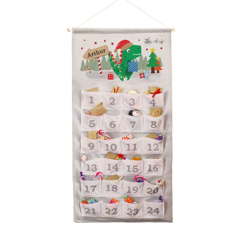 Personalised Dinosaur Advent Calendar: 5 - Advent Calendars By Gift Moments