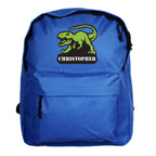 Personalised Dinosaur Blue Backpack - Shop Kids Bags At Gift Moments - 5