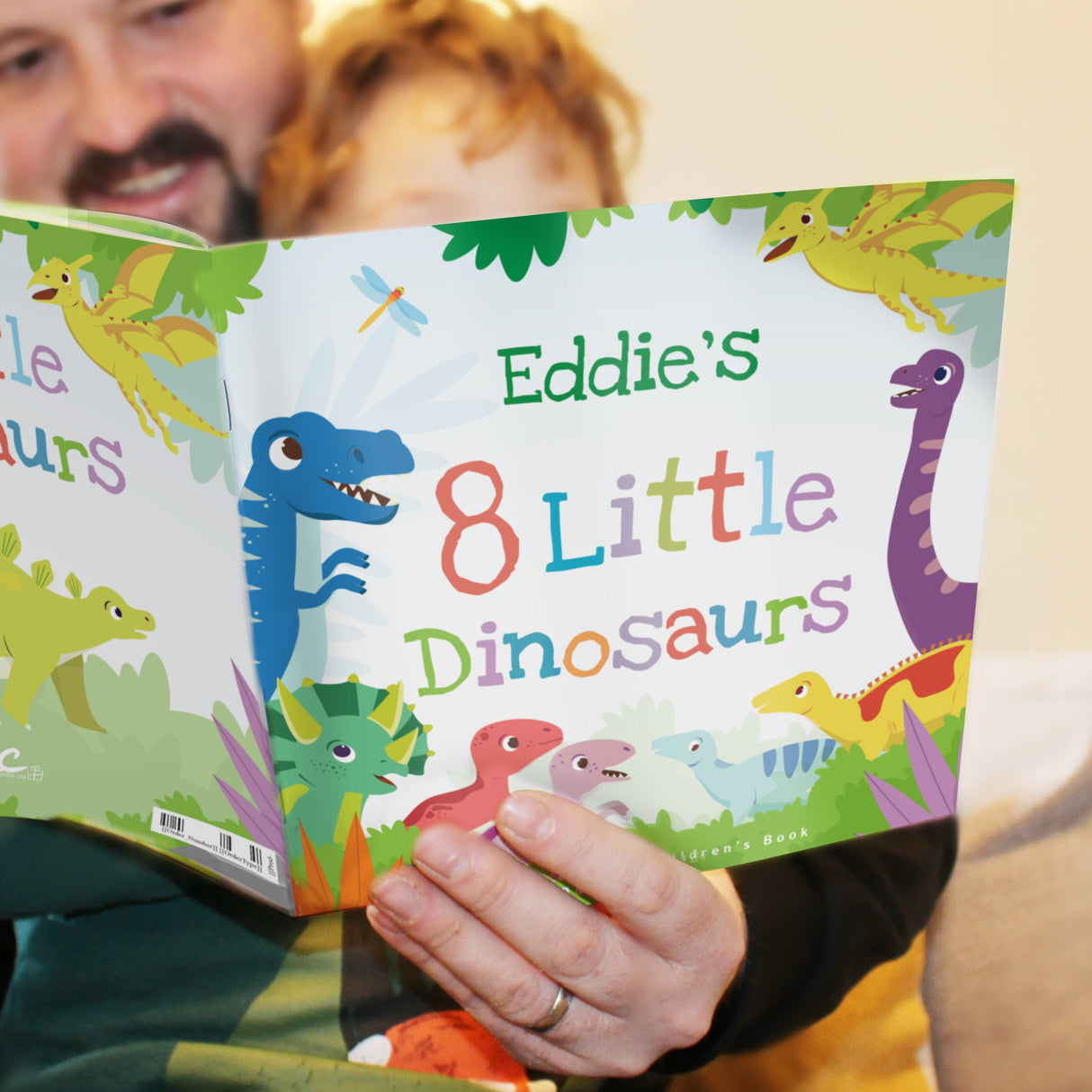 Personalised Dinosaur Book & Stacking Toy: 7 - Toys By Gift Moments