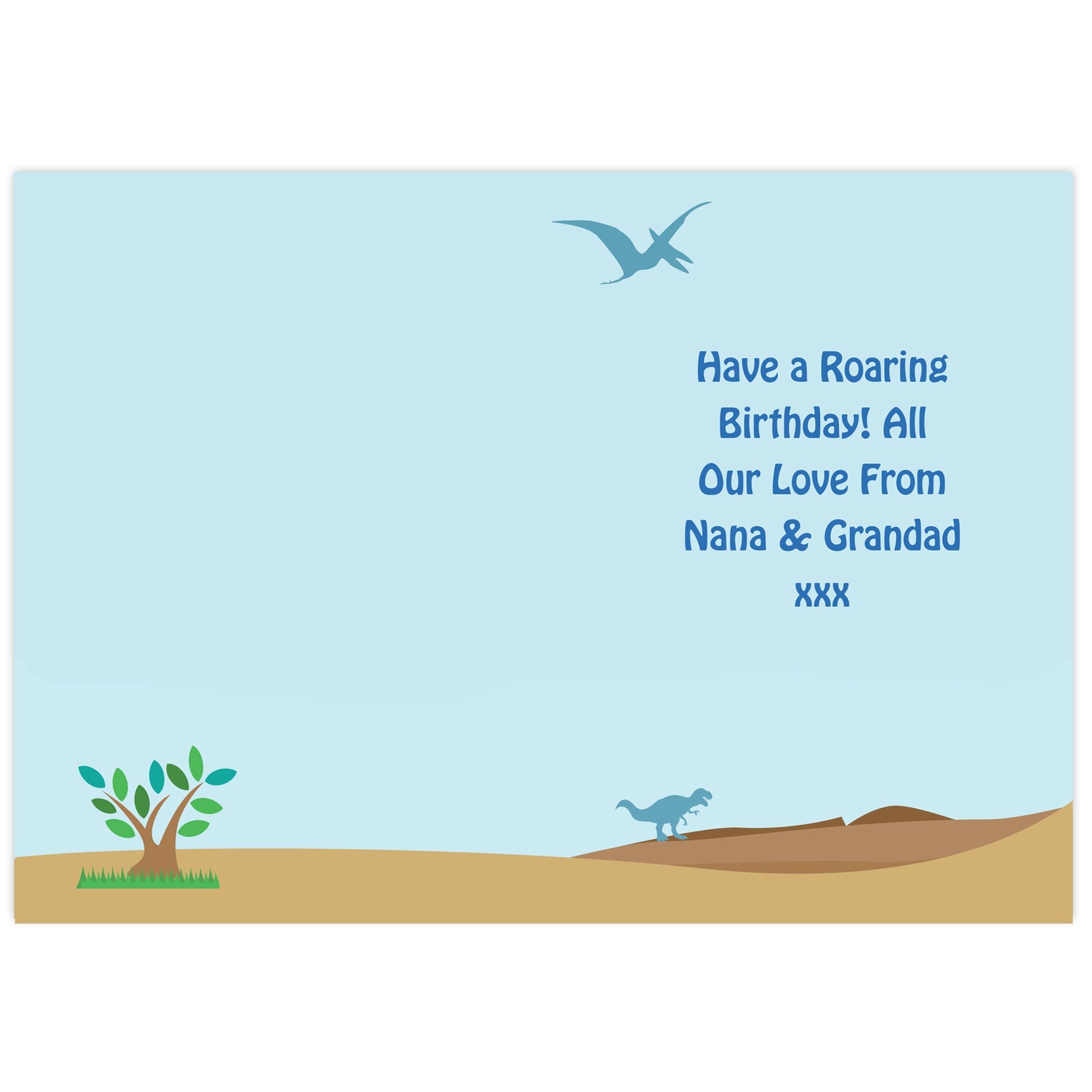Personalised Dinosaur Card: 2 - Greeting Cards By Gift Moments