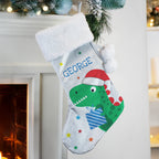 Personalised Dinosaur Christmas Stocking - Shop Christmas Stockings At Gift Moments - 3
