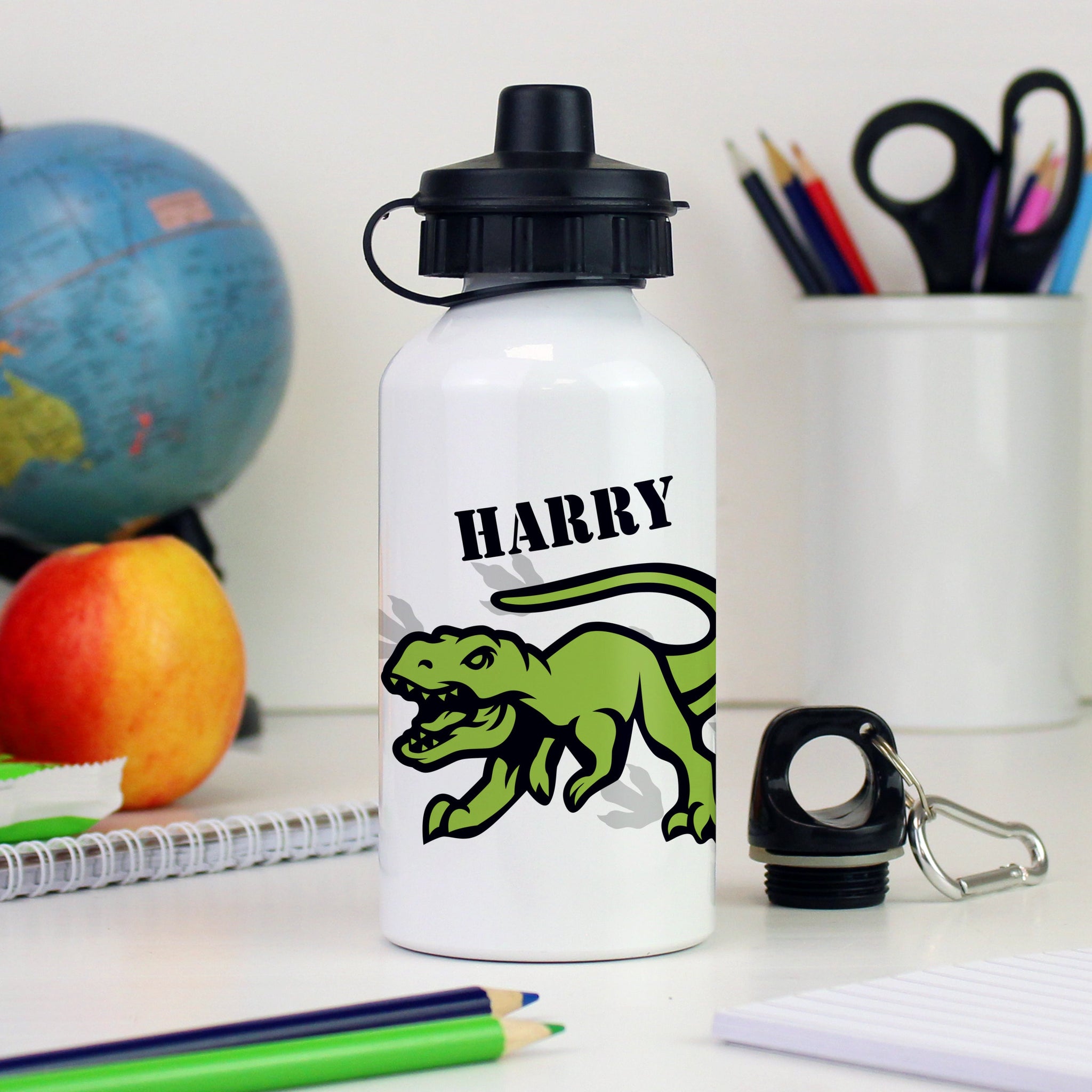 Personalised Dinosaur Drinks Bottle: 1 - Kids Bottles By Gift Moments