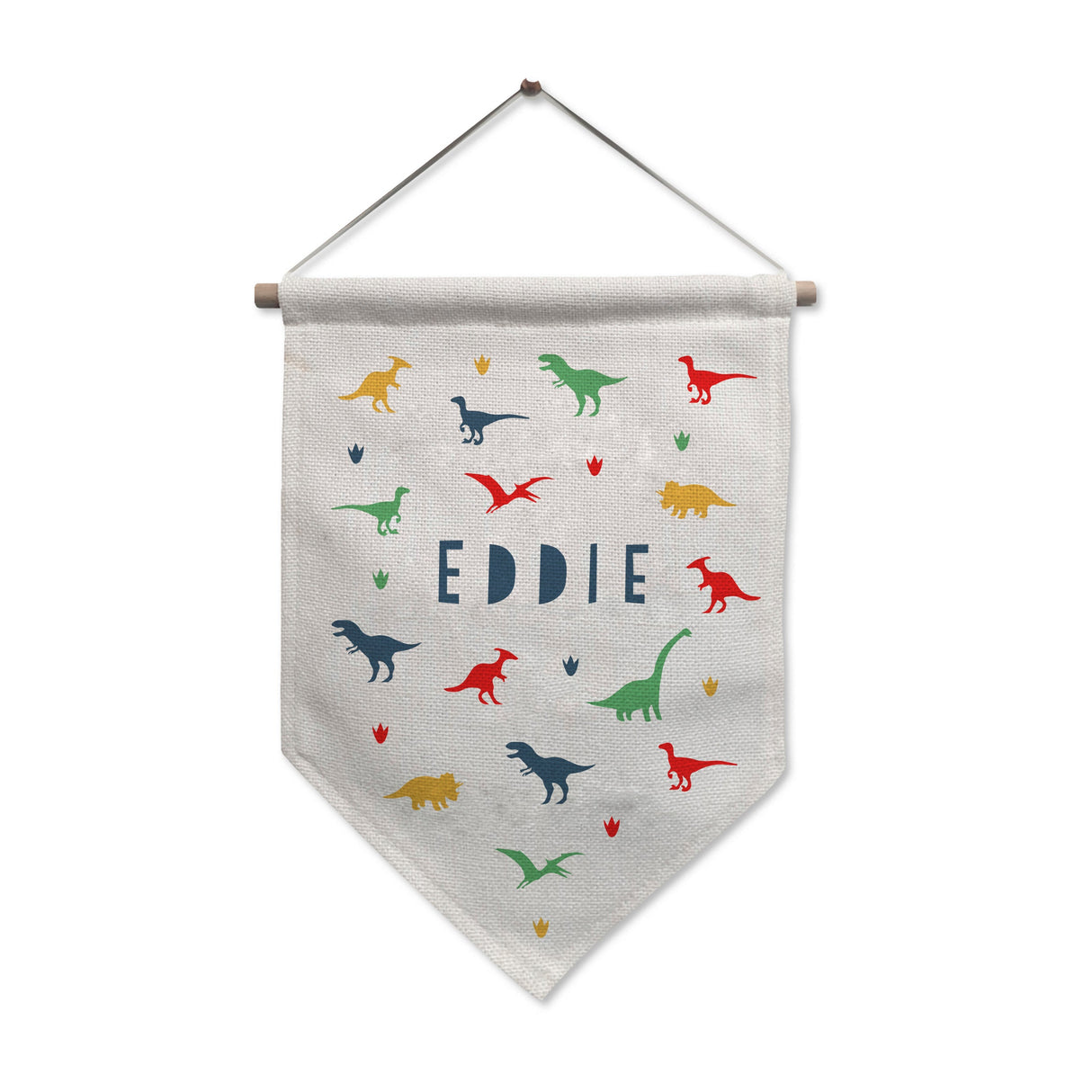 Personalised Dinosaur Hanging Banner: 4 - Banners By Gift Moments