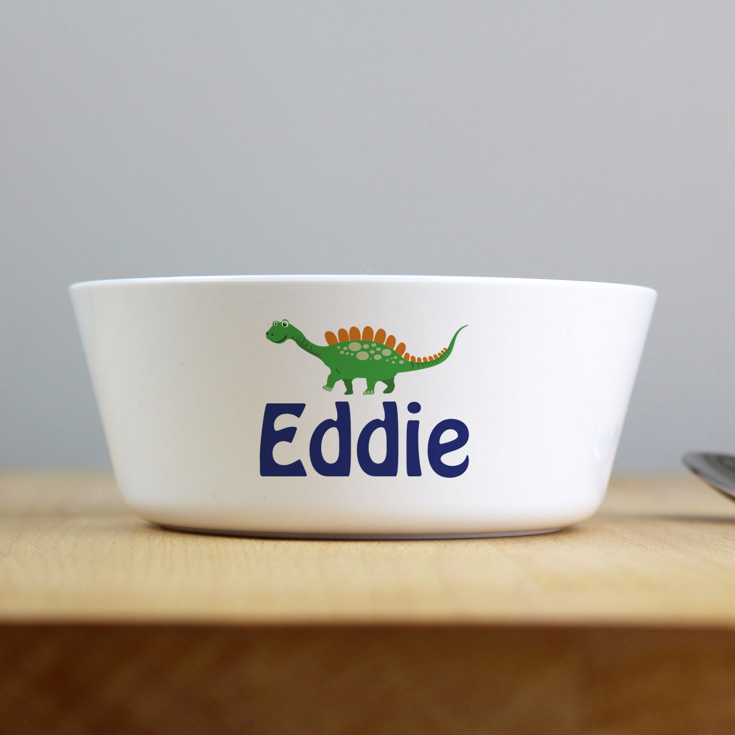 Personalised Dinosaur Plastic Bowl: 3 - Tableware By Gift Moments
