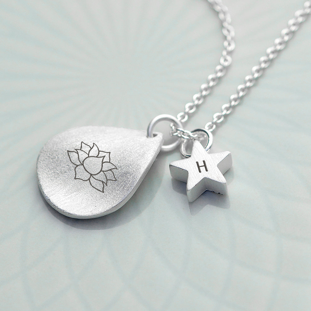 Personalised Diwali Petal Lotus Necklaces - Shop Necklaces At Gift Moments - 3