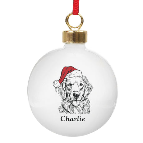 Personalised Dog Breed Christmas Bauble: 8 - Christmas Baubles By Gift Moments