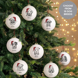 Personalised Dog Breed Christmas Bauble: 6 - Christmas Baubles By Gift Moments
