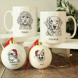 Personalised Dog Breed Christmas Bauble: 9 - Christmas Baubles By Gift Moments