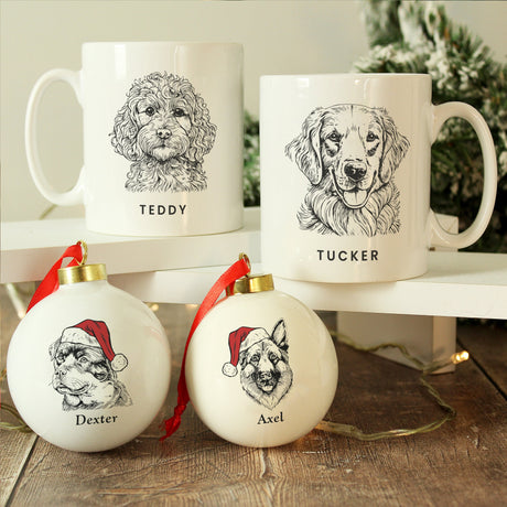Personalised Dog Breed Christmas Bauble: 9 - Christmas Baubles By Gift Moments