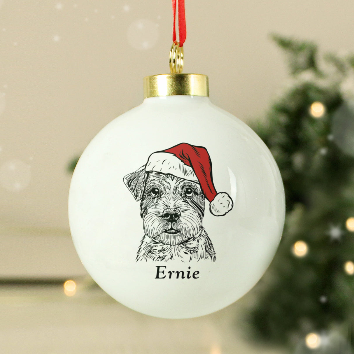 Personalised Dog Breed Christmas Bauble: 3 - Christmas Baubles By Gift Moments