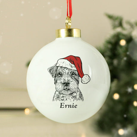 Personalised Dog Breed Christmas Bauble: 3 - Christmas Baubles By Gift Moments