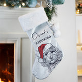 Personalised Dog Breed Christmas Stocking: 3 - Christmas Stockings By Gift Moments