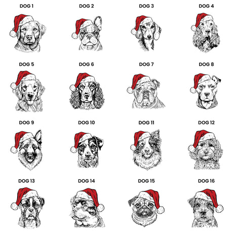 Personalised Dog Breed Christmas Stocking: 5 - Christmas Stockings By Gift Moments