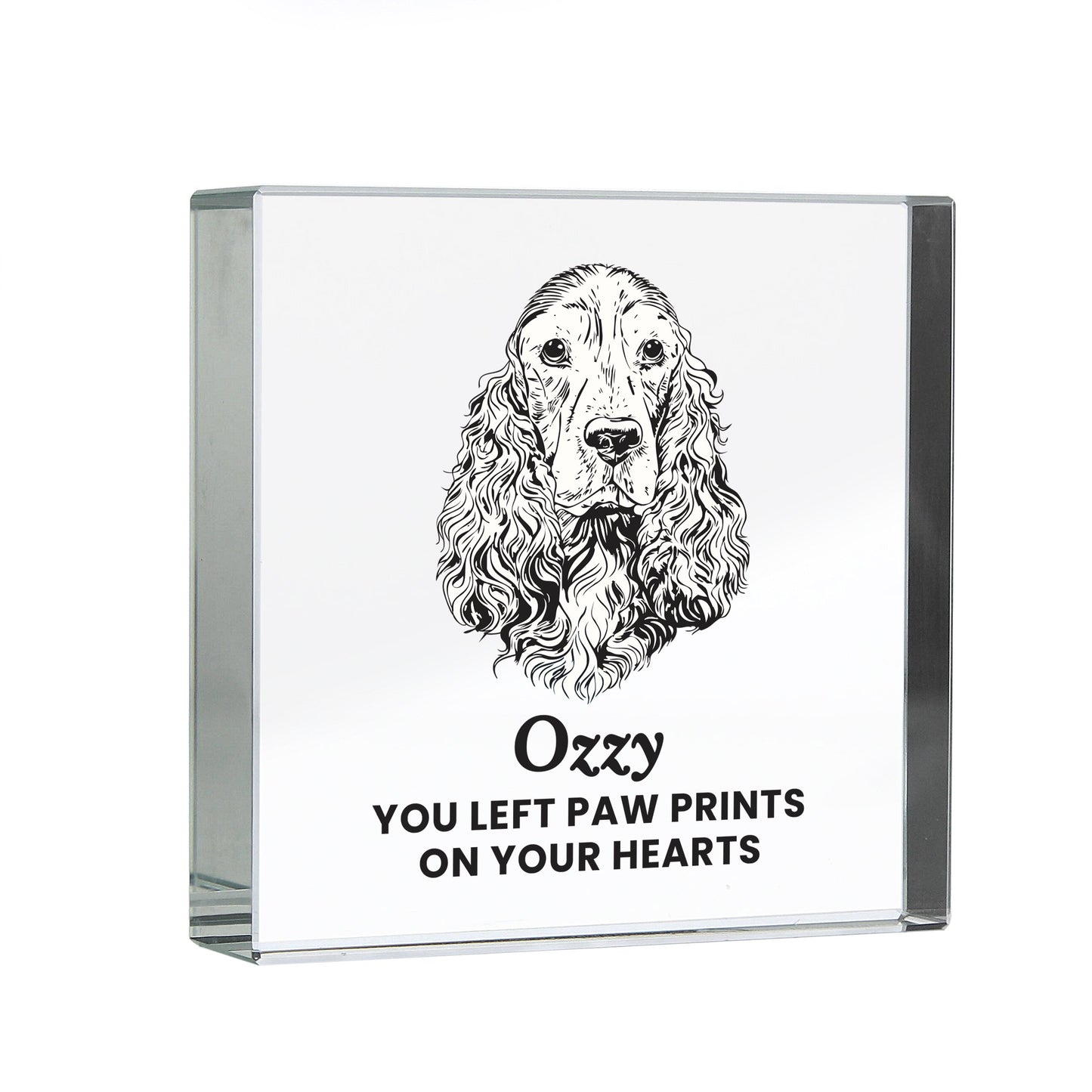 Personalised Dog Breed Crystal Ornament: 5 - Crystal Tokens By Gift Moments