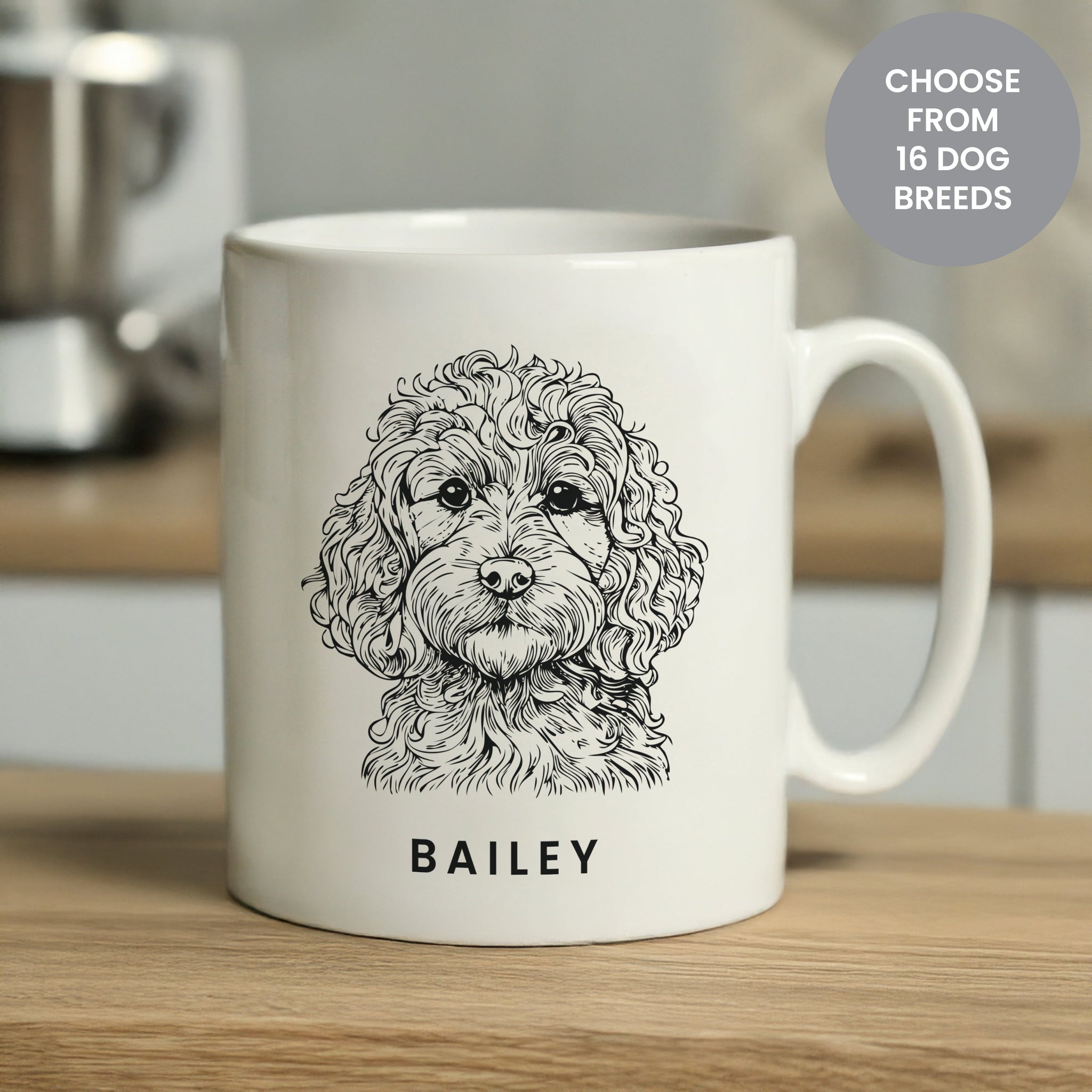 Personalised Dog Breed Mug: 6 - Mugs By Gift Moments