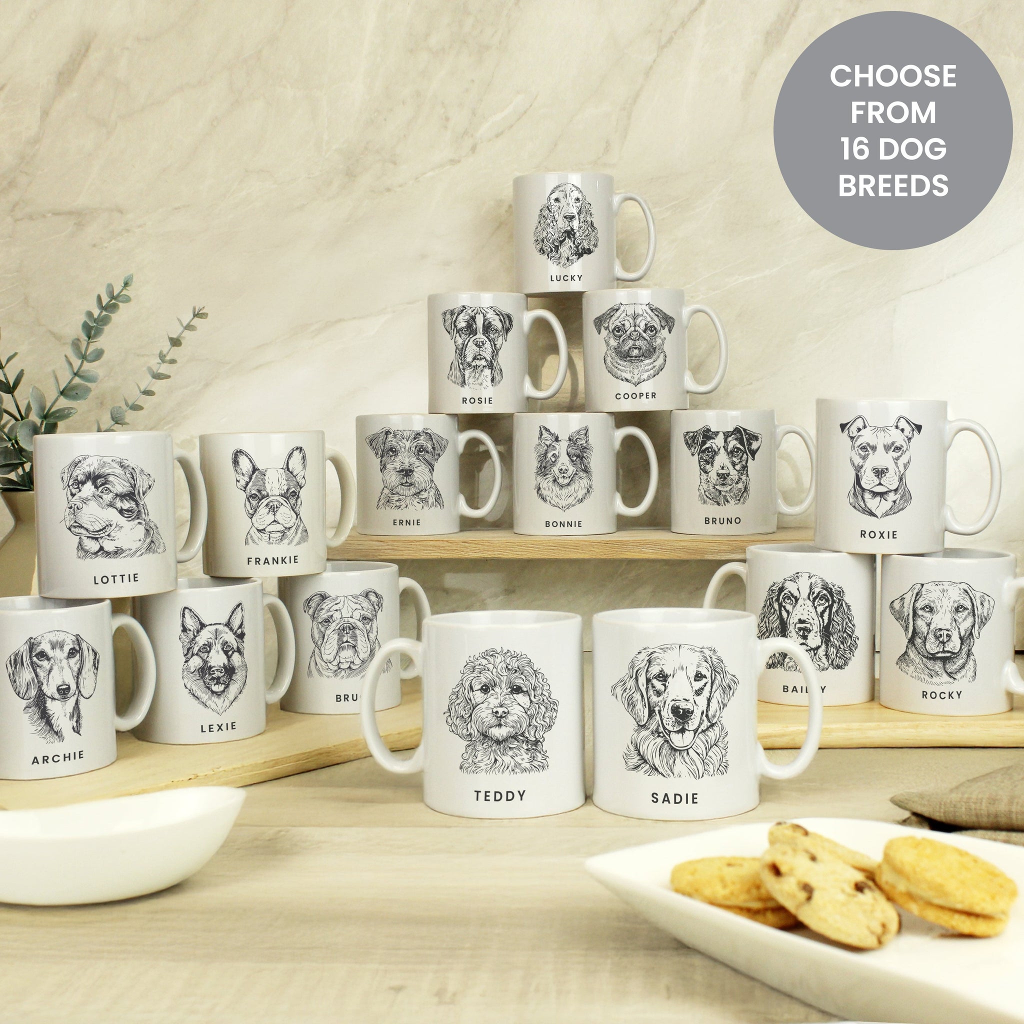 Personalised Dog Breed Mug: 8 - Mugs By Gift Moments