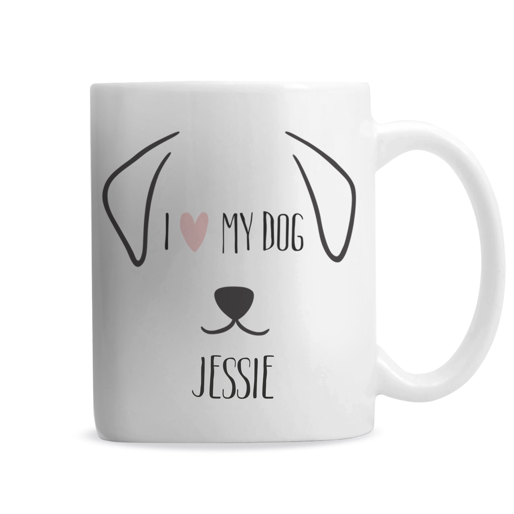 Personalised Dog Features Mug: 6 - Mugs By Gift Moments