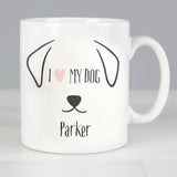 Personalised Dog Features Mug: 2 - Mugs By Gift Moments