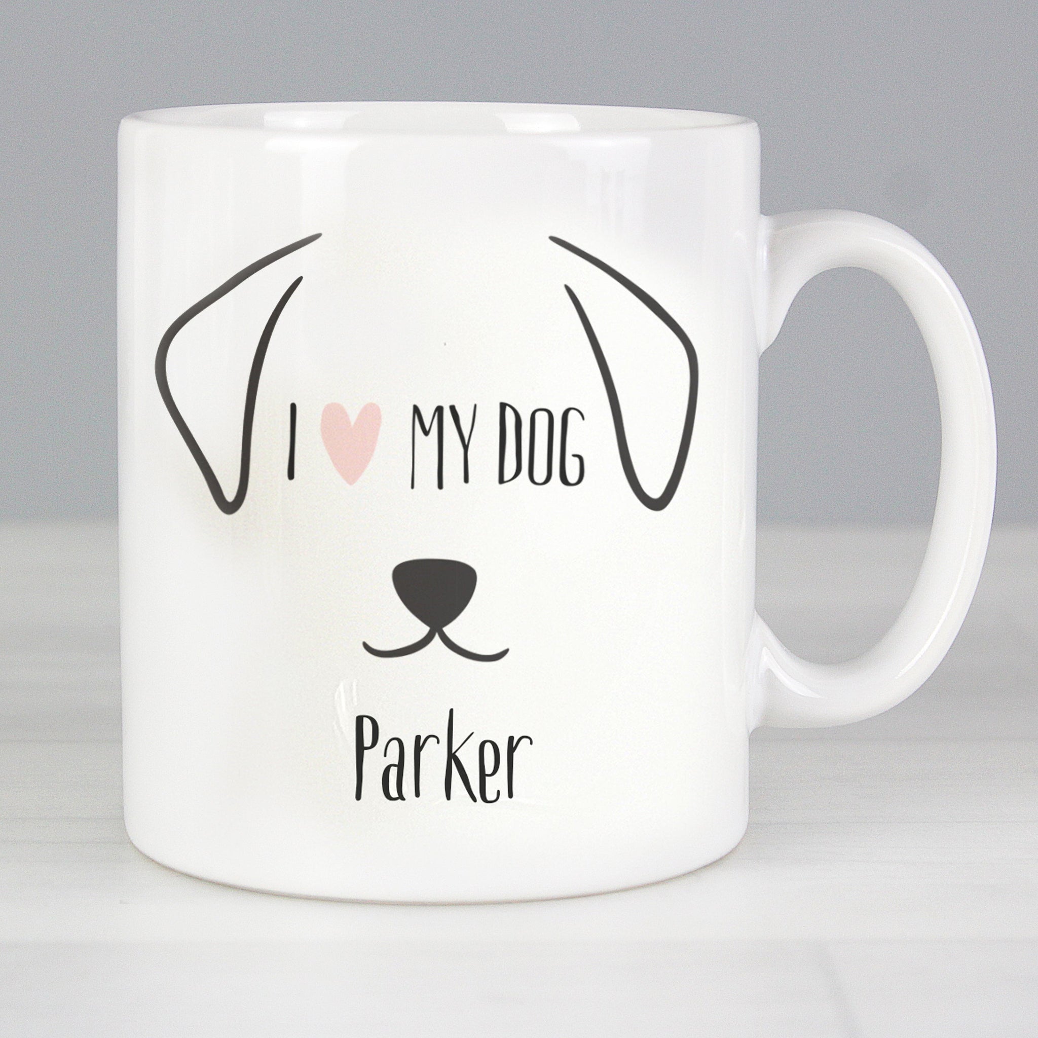 Personalised Dog Features Mug: 2 - Mugs By Gift Moments